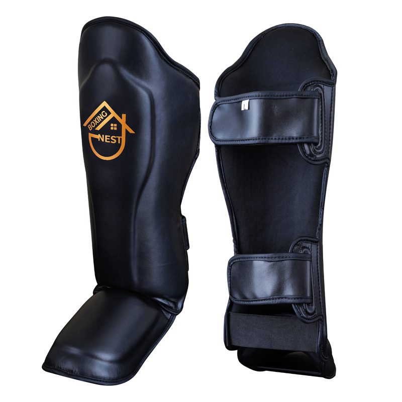 Shin instep guards for MMA and kickboxing